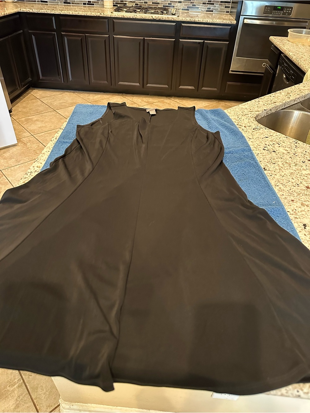 Chico's Black Sleeveless Maxi Dress
